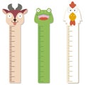 Cute bumper children meter wall. Royalty Free Stock Photo