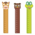 Cute bumper children meter wall. Royalty Free Stock Photo