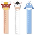 Cute bumper children meter wall. Royalty Free Stock Photo