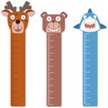 Cute bumper children meter wall. Royalty Free Stock Photo