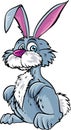 Cute bunny rabbit cartoon image