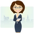 Cute businesswoman Royalty Free Stock Photo