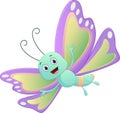 Cute butterfly cartoon