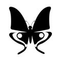 cute butterfly isolated icon Royalty Free Stock Photo