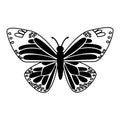 cute butterfly isolated icon Royalty Free Stock Photo