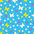 Cute butterfly seamless,pattern.