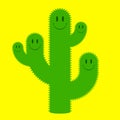 Cute cactus family