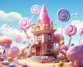 The cute candyland generative fantasy is a small candyland fantasy.