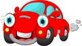 Cute car cartoon Royalty Free Stock Photo