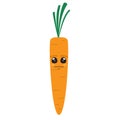 Cute carrot cartoon