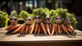 Cute Carrots with Glasses: A Fun and Creative Snack