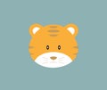 Cute cartoon animal tiger design Royalty Free Stock Photo