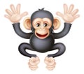 Cute Cartoon Baby Chimp