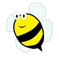 Cute cartoon bee Royalty Free Stock Photo