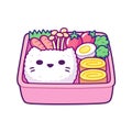 Cute cartoon bento box