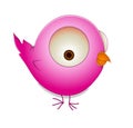 Cute Cartoon Bird Royalty Free Stock Photo