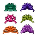 Cute cartoon bows.