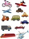 Cute cartoon car Royalty Free Stock Photo