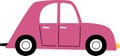 Cute Cartoon Car Royalty Free Stock Photo