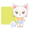 Cute cartoon cat