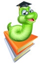 Cute Cartoon Caterpillar Worm