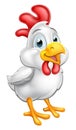 Cute Cartoon Chicken Royalty Free Stock Photo