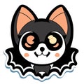 Cute cartoon chihuahua in a bow tie, illustration Generative AI