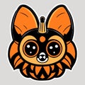 Cute cartoon chihuahua with a crown. Vector illustration. AI Generated