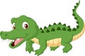 Cute cartoon crocodile Royalty Free Stock Photo