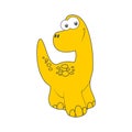 Cute Cartoon Dinosaur icon