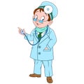 Cute cartoon doctor Royalty Free Stock Photo