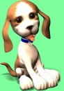 Cute cartoon dog