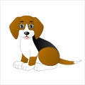 Cute cartoon dog