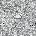 Cute cartoon doodle hipster seamless pattern.