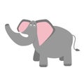 Cute cartoon elephant vector illustration Royalty Free Stock Photo