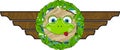 Cute Cartoon Frog Royalty Free Stock Photo