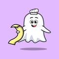 Cute cartoon ghost