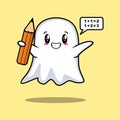 Cute cartoon ghost