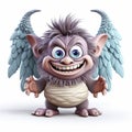 Cute Cartoon Goblin With Wings In Daz3d Style