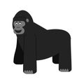 Cute cartoon gorilla vector illustration Royalty Free Stock Photo