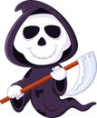 Cute cartoon grim reaper Royalty Free Stock Photo