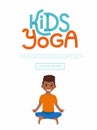 Kids yoga flayer