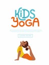 Kids yoga flayer