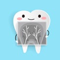 Cute cartoon health tooth