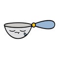 cute cartoon measuring spoon