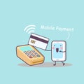 Cute cartoon mobile payment
