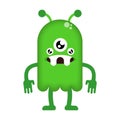 Cute Cartoon Monsters illustration. Halloween costume, concept illustrations, cartoon characters