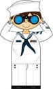 Cute Cartoon Navy Sailor