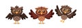 Cute Cartoon Owl With Big, Round Eyes, Fluffy Feathers, And Friendly Smile, Exuding Endearing Charm, Vector Illustration