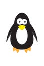 Cute cartoon penguin animal character